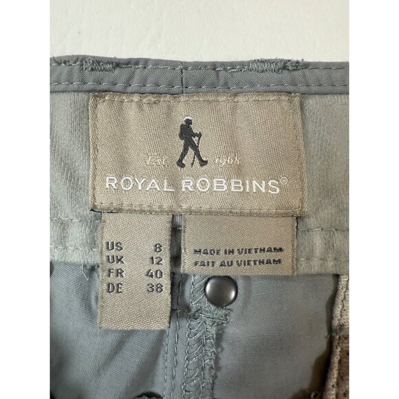 Royal Robbins Womens Gray Lightweight Outdoor Shorts Size 8 (bin JJ131) - Picture 5 of 6